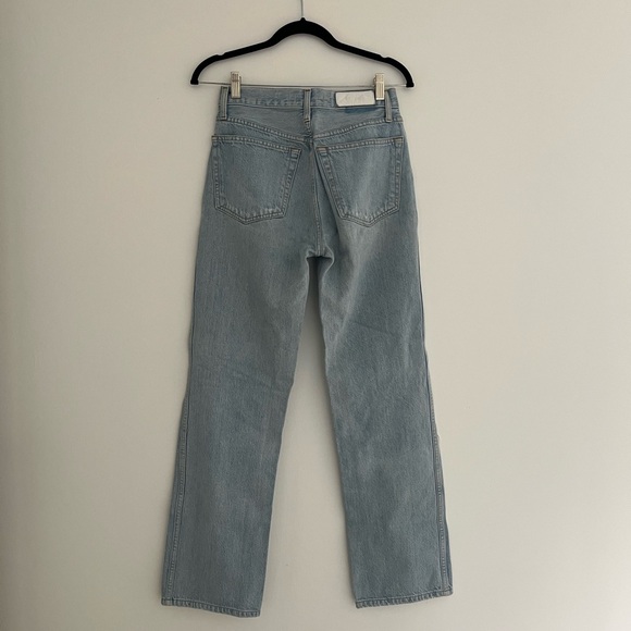 Re/Done straight leg distressed jeans - Picture 2 of 6